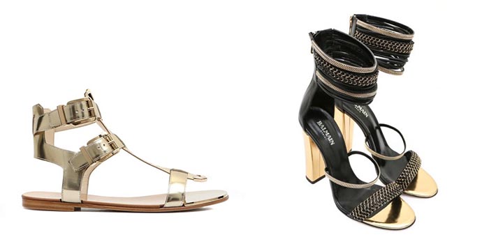 Stoere glamour: Balmain’s lente/zomer 2014 collectie. De schoenen collectie van modehuis Balmain voor de lente zomer 2014. Ontdek alles nu.