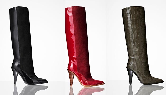 H&M studio A/W 2014 collectie nu verkrijgbaar: schoenen als laarzen en stiletto’s passeren de revue. Bekijk hier de schoenen van H&M studio A/W 2014.