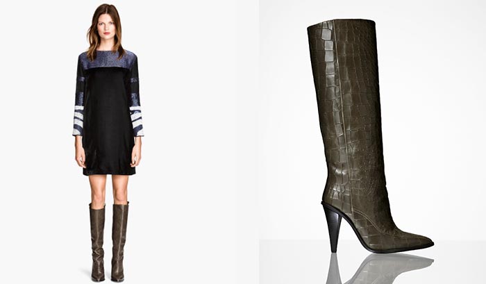 H&M studio A/W 2014 collectie nu verkrijgbaar: schoenen als laarzen en stiletto’s passeren de revue. Bekijk hier de schoenen van H&M studio A/W 2014.