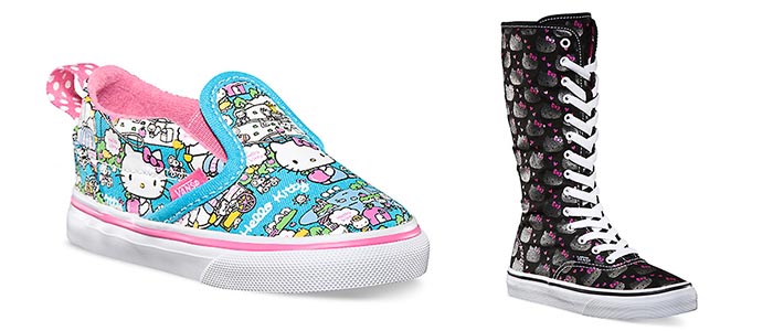 Hello Kitty Vans sneakers. Bekijk hier de Hello Kitty collectie van Vans sneakers en ontdek er alles over. Fashionable en stylish zijn deze sneakers.