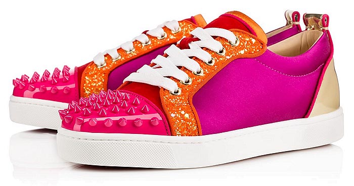Louboutin sneakers: damescollectie 2014. Spikes, glitters en een rijk kleurenpalet. Alles over de Louboutin sneakers voor de dames, ontdek ze hier.