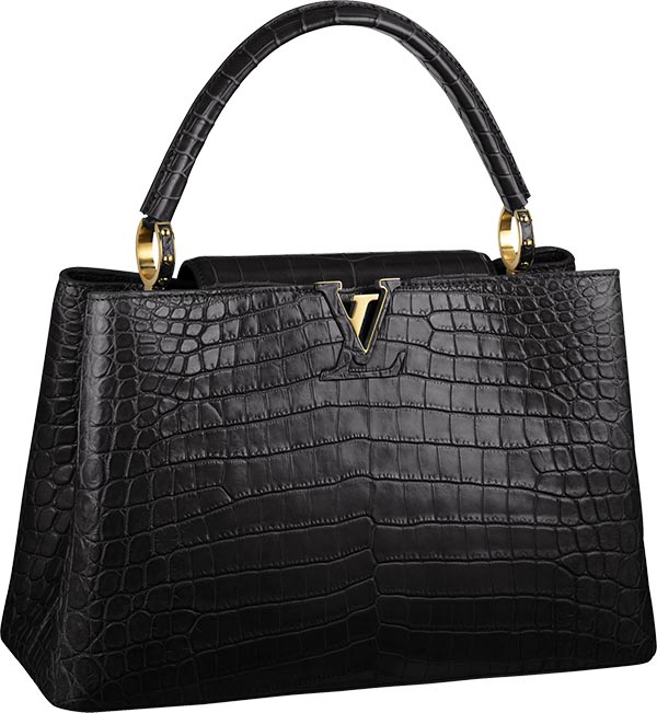 Ontdek alles over de Capucine handtas Croc versie van Louis Vuitton. Een geweldige handtas met een fenomenale afwerking.