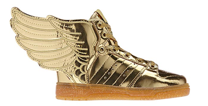 Adidas Jeremy Scott sneakers. Nieuwe musthave, Adidas Jeremy Scott sneakers gouden wings. Vanaf 31 oktober 2014 verkrijgbaar. Shop nu.
