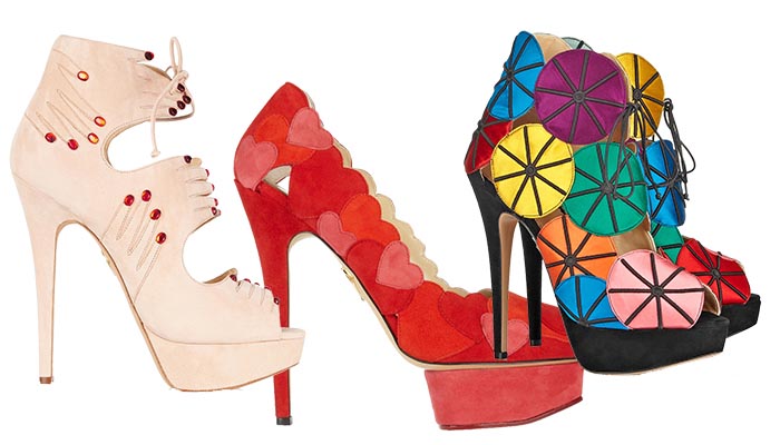 Designer shoes met humor: van Charlotte Olympia tot Sophia Webster high heels! Ontdek hier grappige designer shoes met heel veel humor. Lees hier.