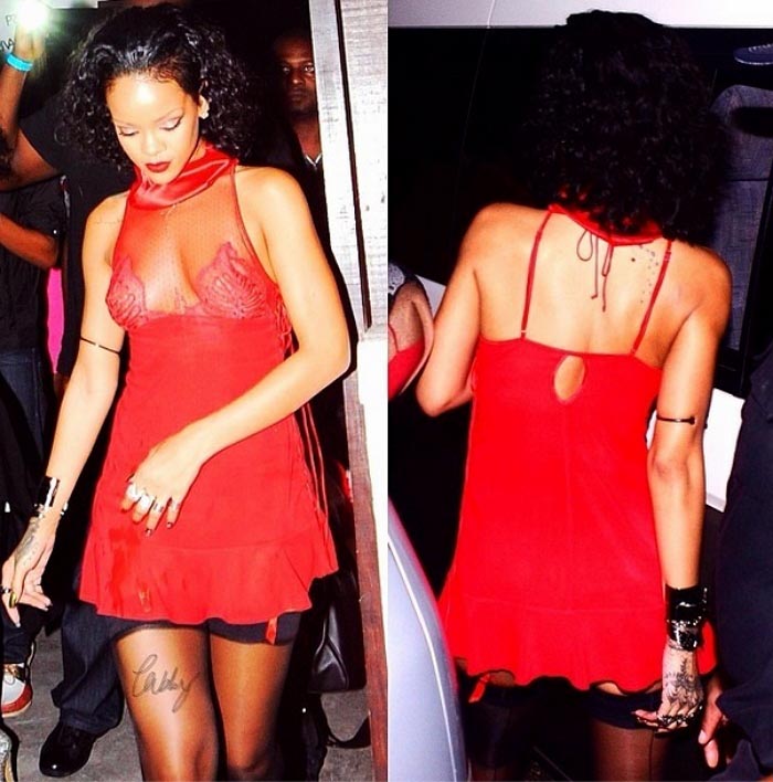 Kerst vieren met Rihanna. Lees hier alles over de kerst met Rihanna: drank, kerstliedjes, stappen, rood en hoge hakken. RIhanna weet er alles van!