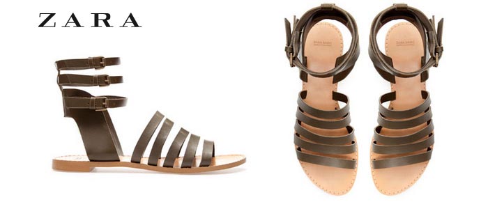 Zomer 2013 trends: Romeinse sandalen bij Zara. Lees alles over de zomer 2013 trends. Ontdek Romeinse sandalen bij Zara hier. Lees hier alles over!