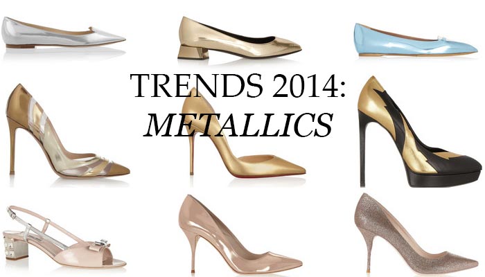 Metallic fashion, trends 2014. Bekijk hier de metallic fashion trend 2014. Metallics zijn hot en hoe! Ontdek hier alles over de lente trends van 2014.
