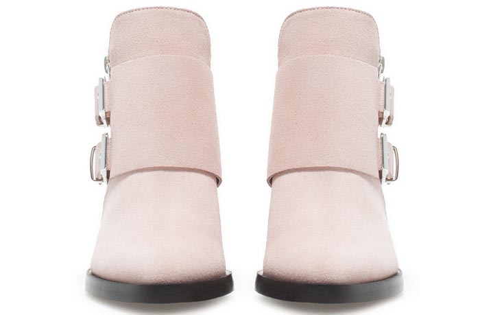 Musthave: Pastel roze booties van Zara. Bekijk hier te gekke Zara booties in het pastel roze, de modekleur van 2014. Laat je inspireren. Ontdek hier!