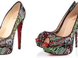 Louboutin gaat voor geeky-chique