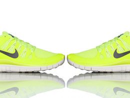 Sportstyle: Nike Free 5.0+ knalgele sneakers